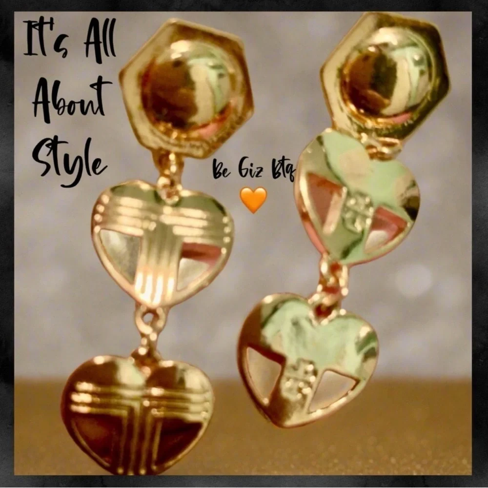 🆕 Tory Burch Authentic Hearts Earrings At Awesome Prices To Buy Now & Save